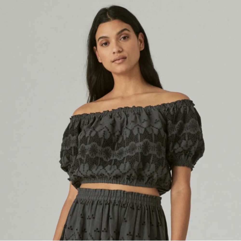 Lucky Brand Crop Top NWOT
